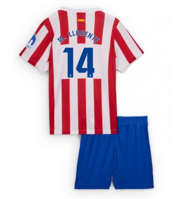 Atletico Madrid Marcos Llorente #14 Hemmakläder Barn 2025-26 Kortärmad (+ Korta byxor)